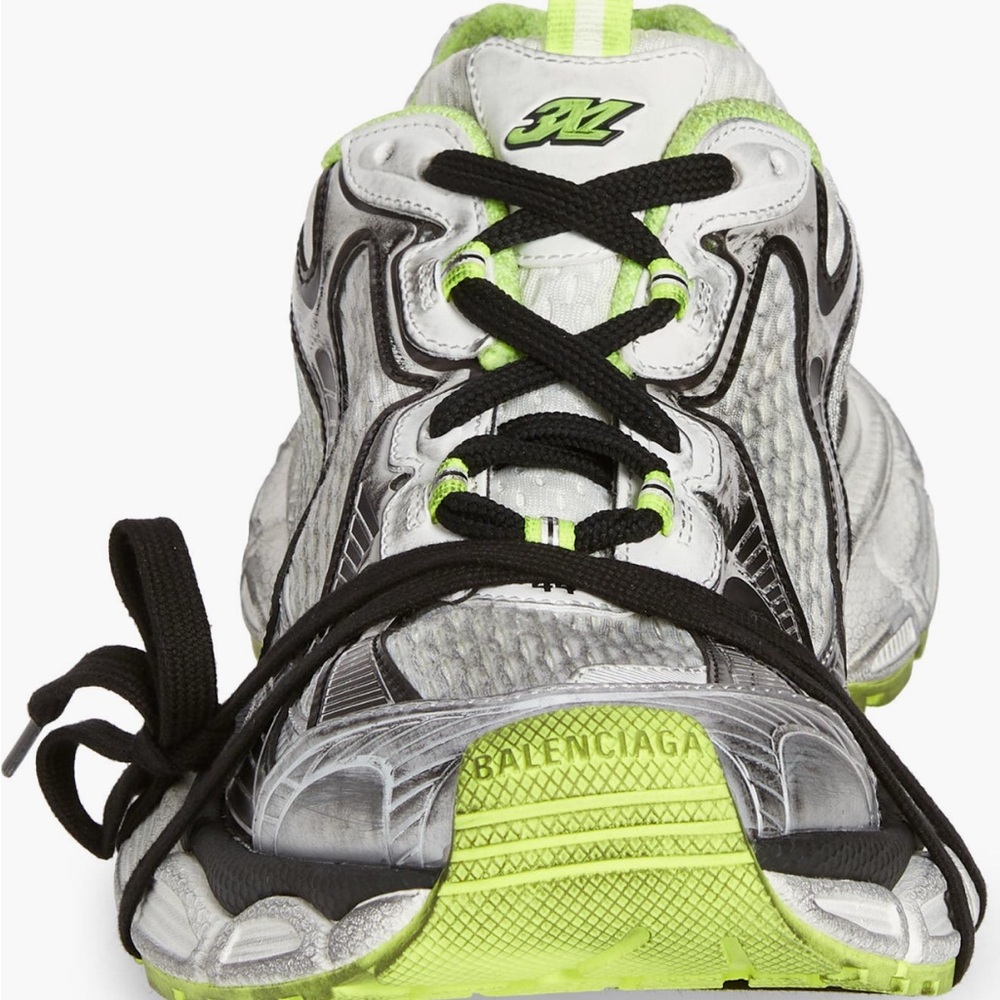 New Authentic BALENCIAGA 3XL distressed mesh and rubber sneakers - Picture 11 of 14